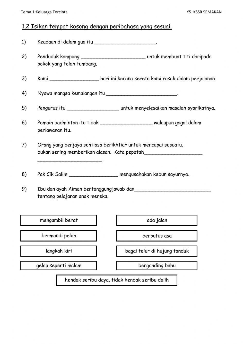 Bm unit 1 worksheet | Live Worksheets