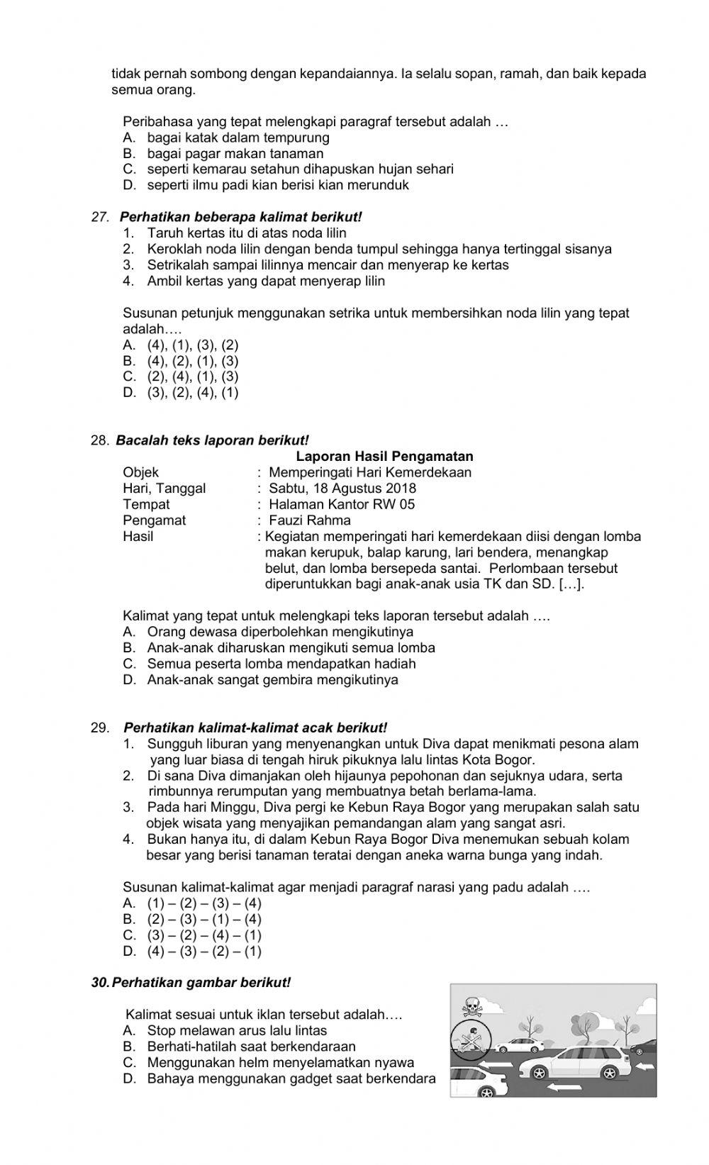 Try out bahasa indonesia