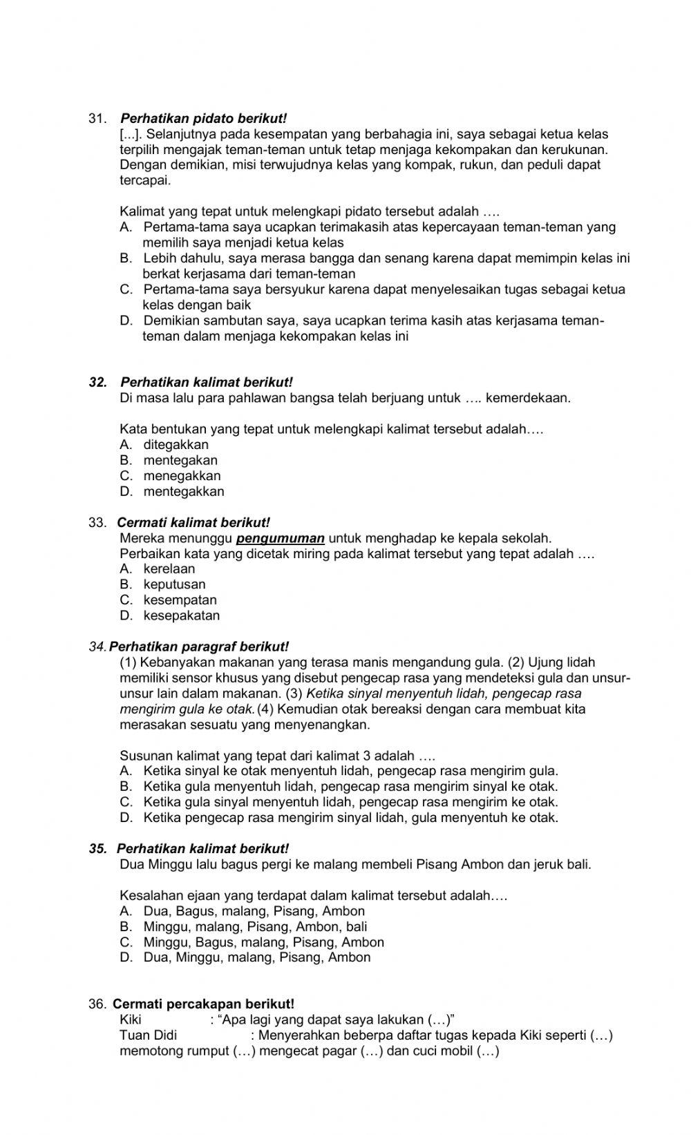 Try out bahasa indonesia