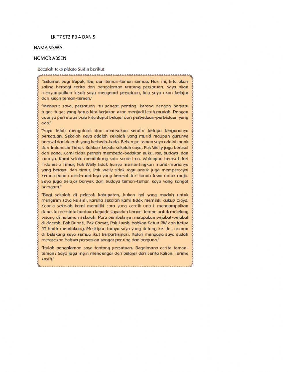 Lk t7 st2 pb 4 dan 5