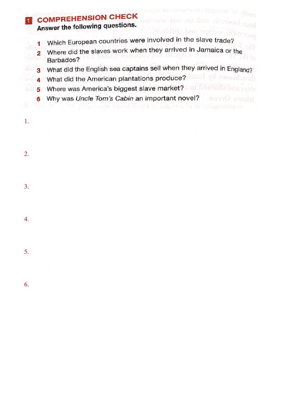 The slave trade. Chapter 4