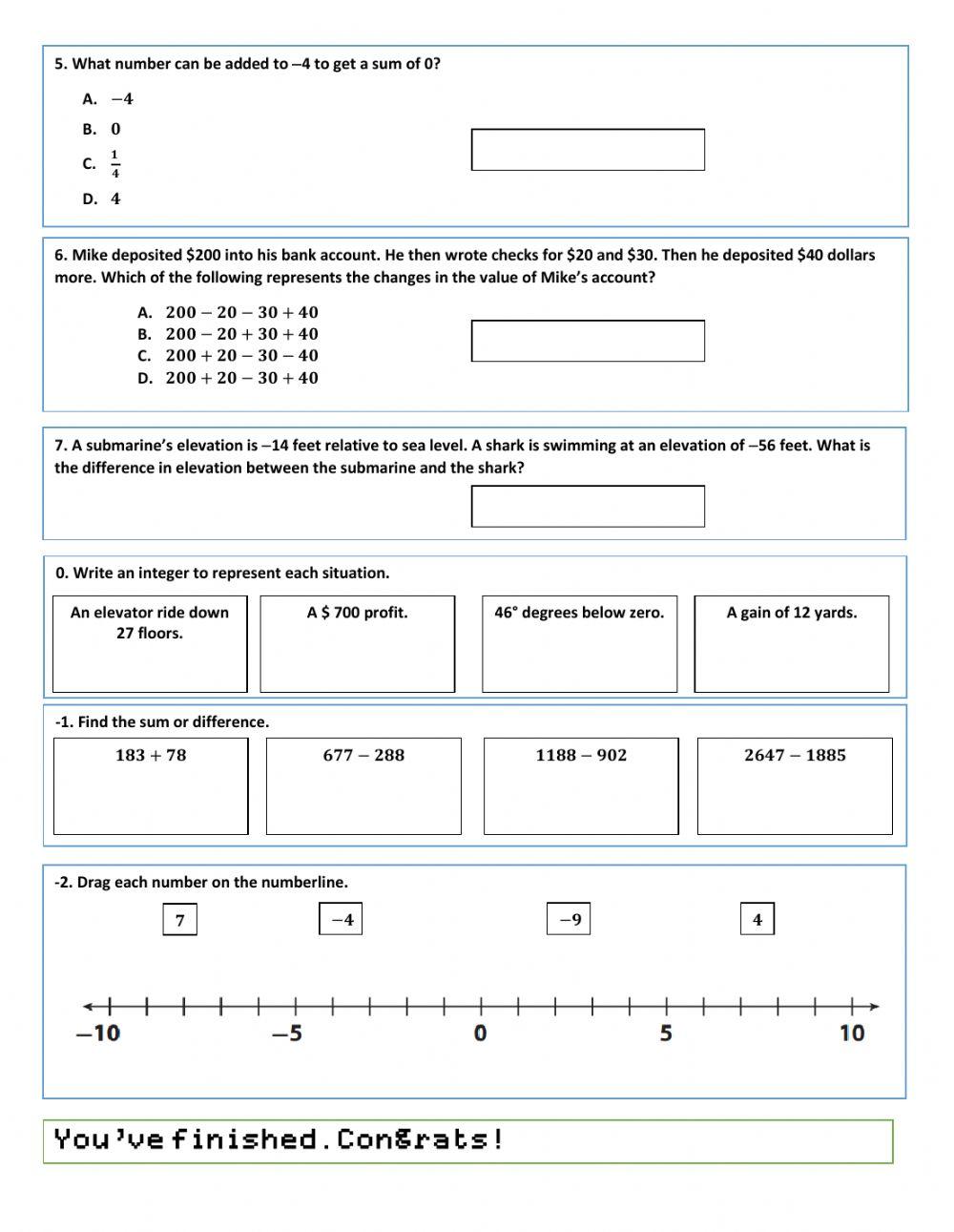 Diagnostic Test