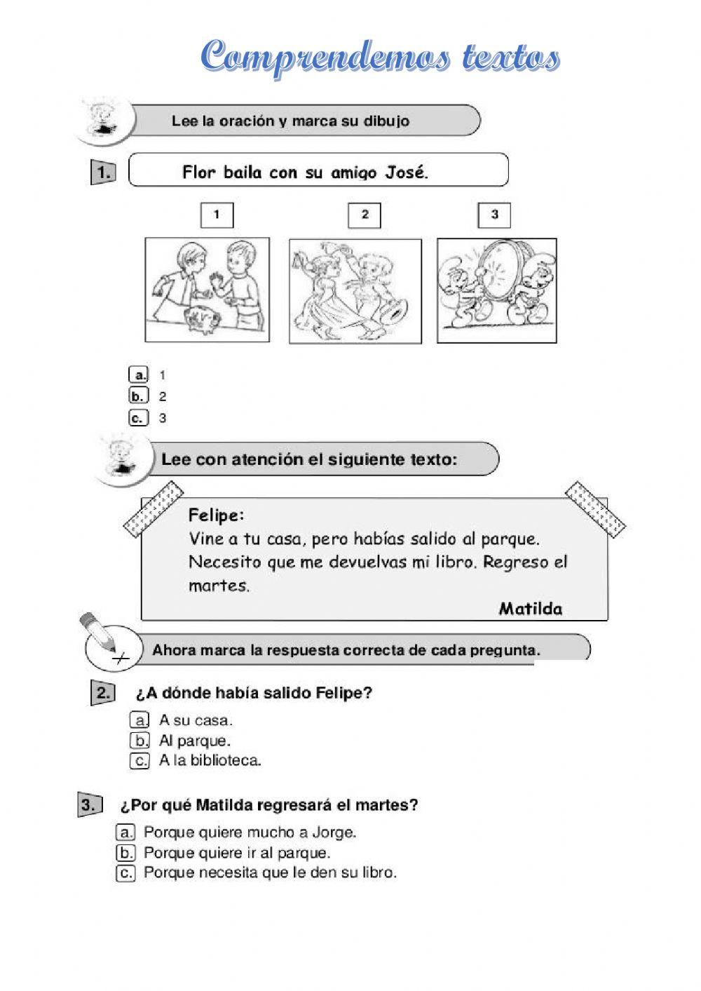 Comprensión de textos
