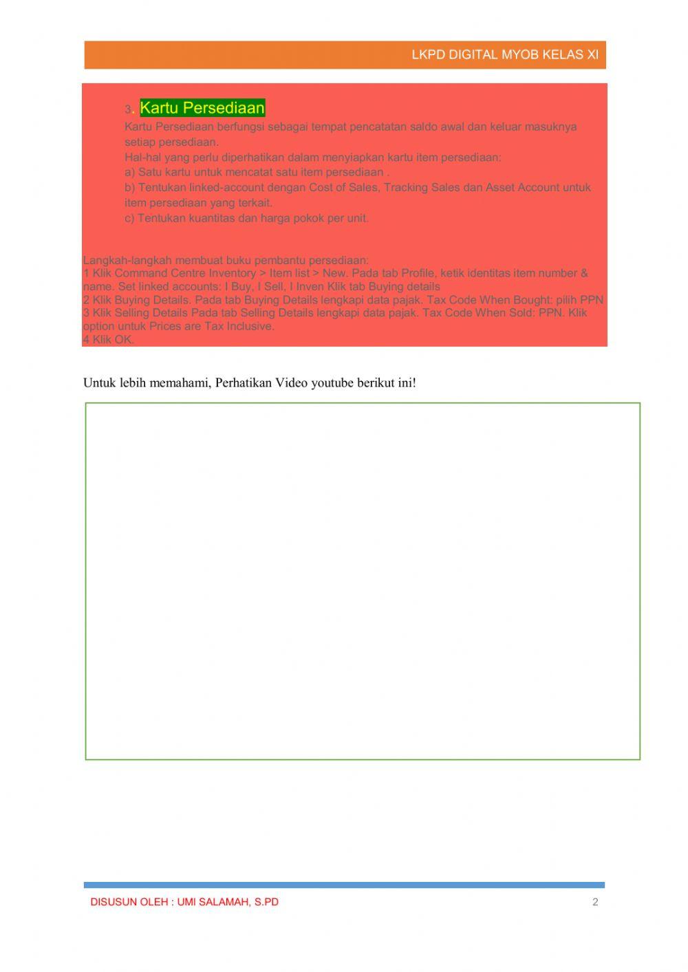 LKPD Kom.Akuntansi -Kartu Piutang dan Utang-