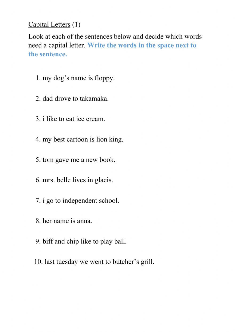 the-use-of-capital-letters-worksheet-live-worksheets