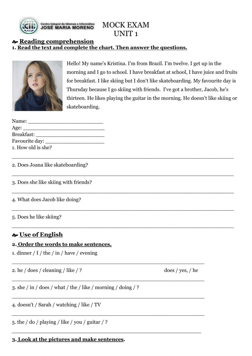 Poptropica 3 - mock exam 1