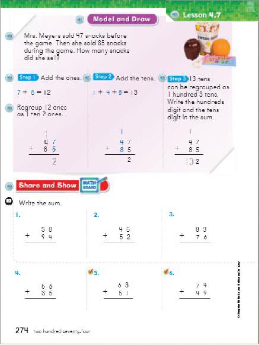 Lesson 4.7 worksheet | Live Worksheets
