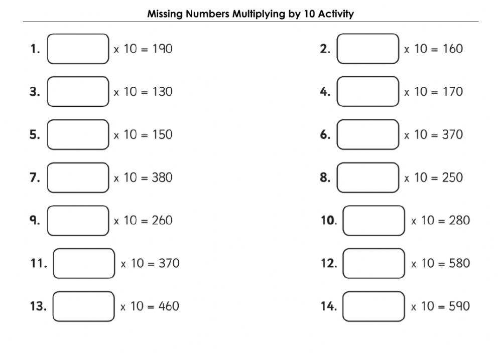 10 Times Table (5-Minute Challenge)