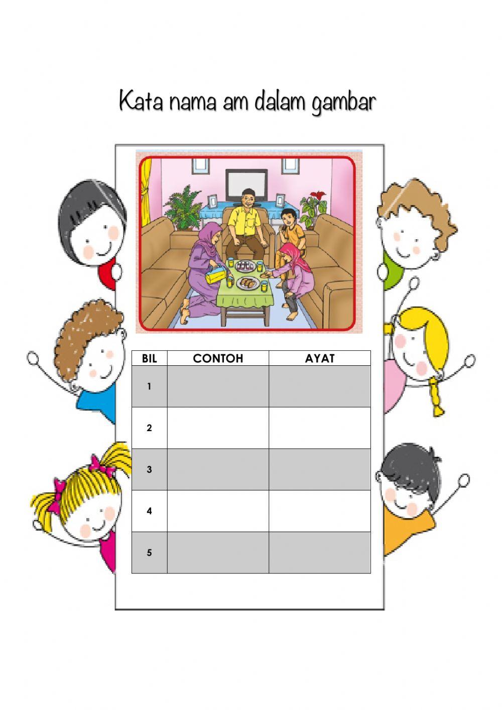 Latihan kata nama am tahun 4