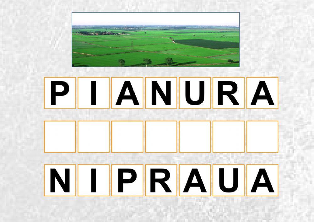 Scrivi e parole - geografia