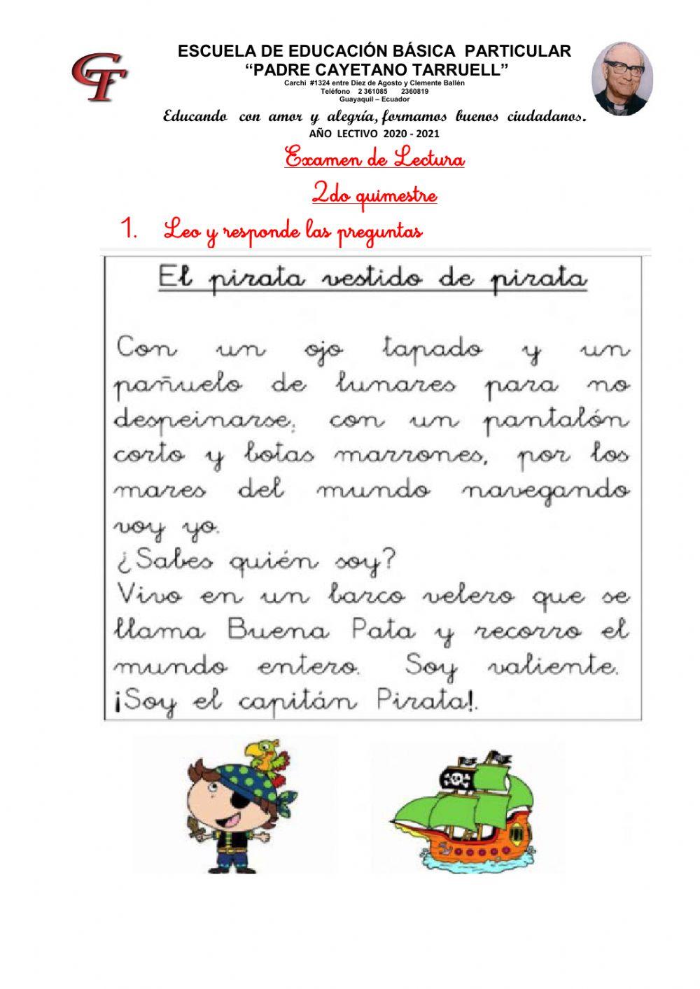 Examen 2do quimestre