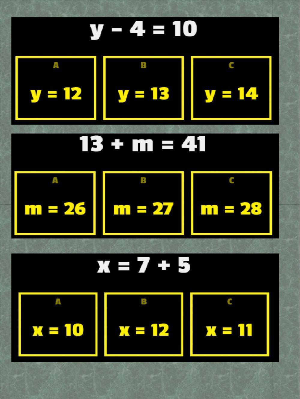 Ecuaciones de primer grado