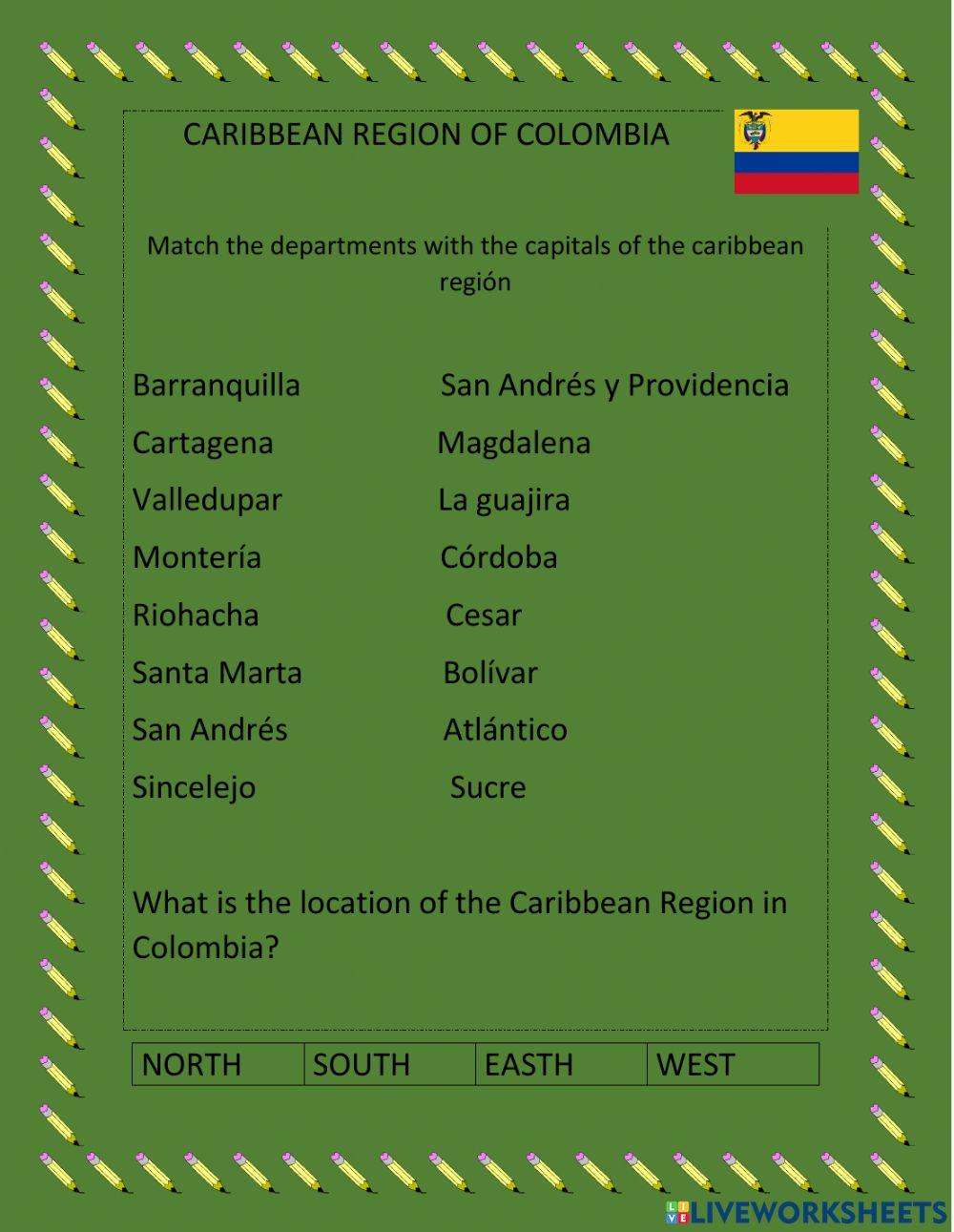 Caribbean region of colombia