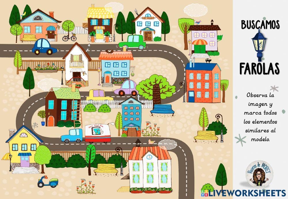 Buscamos elementos de la calle- FAROLAS