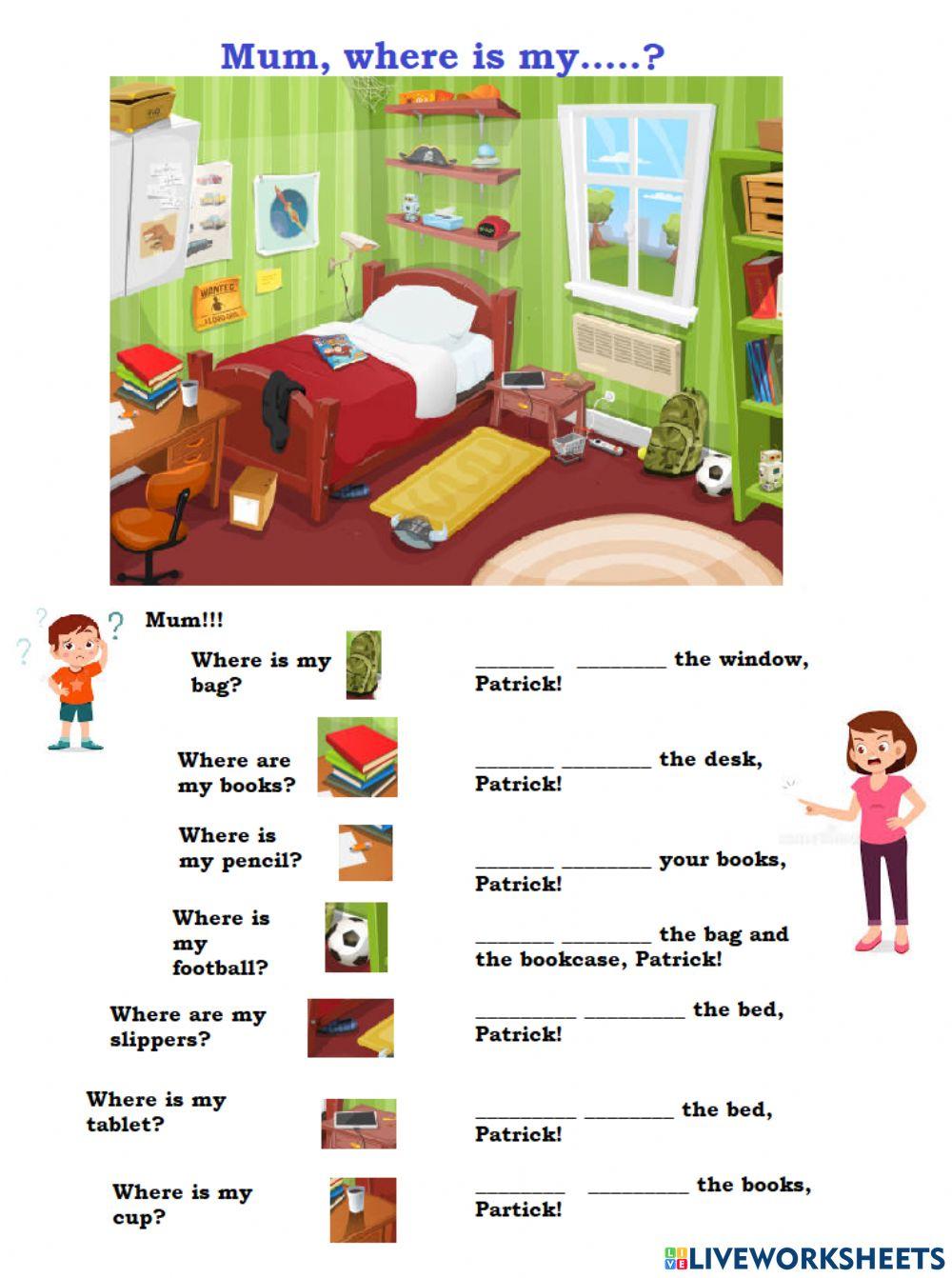 Prepositions of place