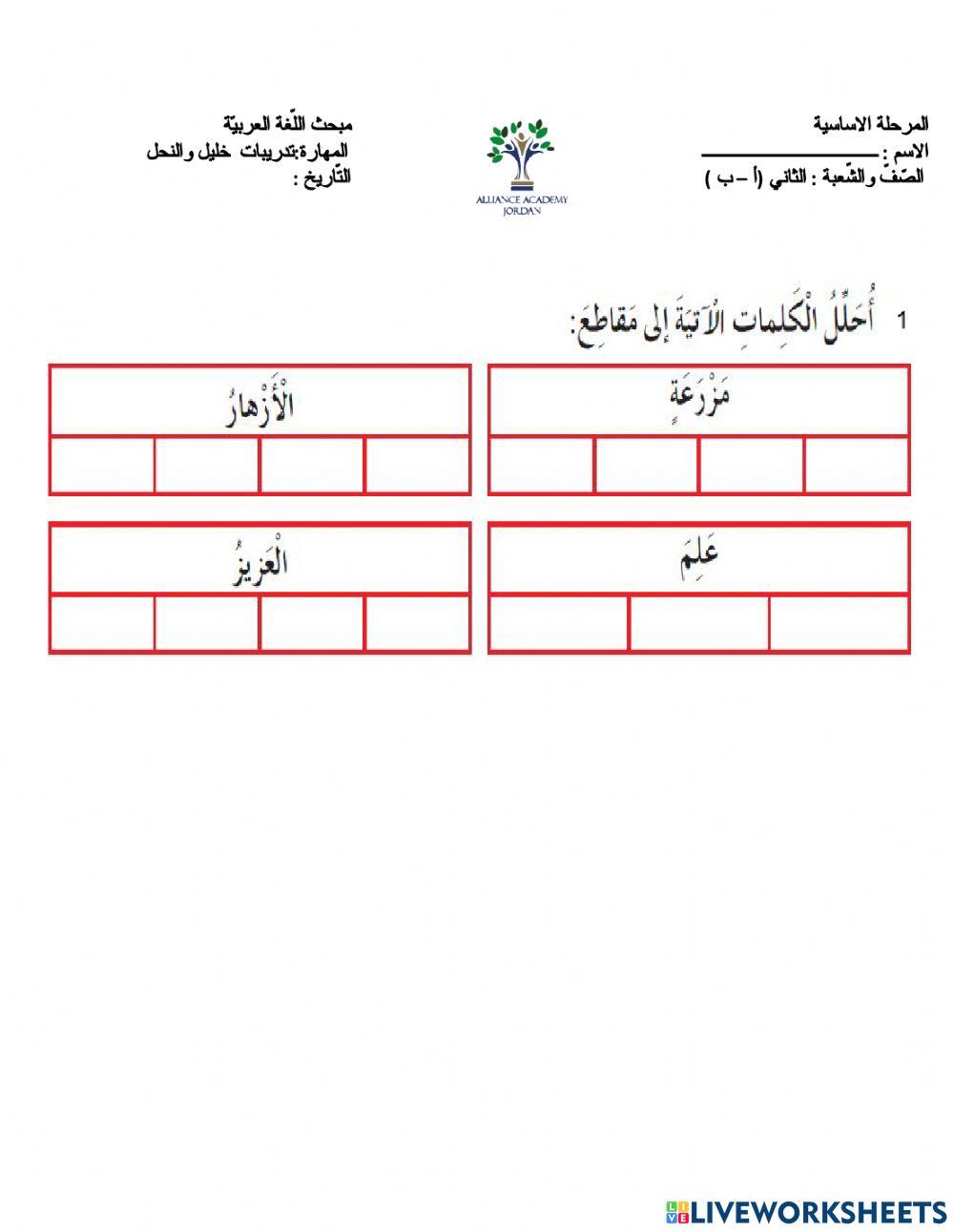 اللغة العربية
