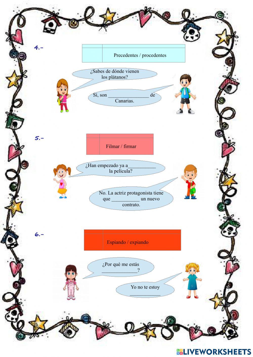 Trabajamos con el diccionario (ficha nº 2 )