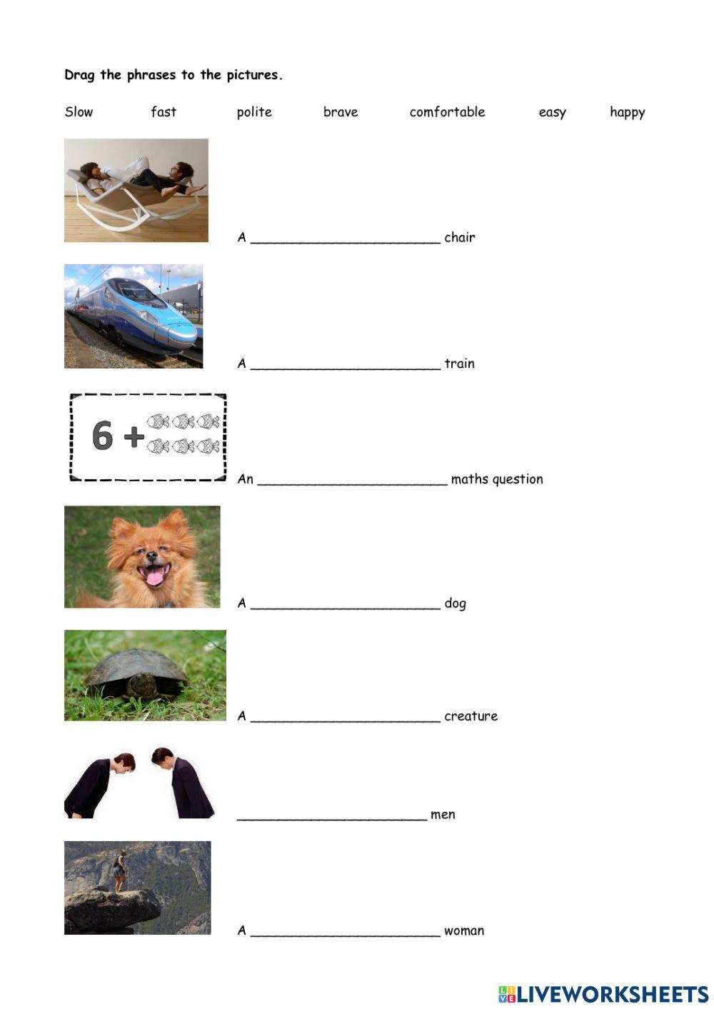 Adjectives and adverbs