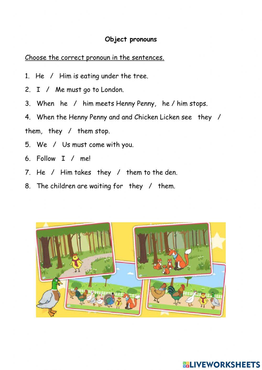 U2 Object pronouns