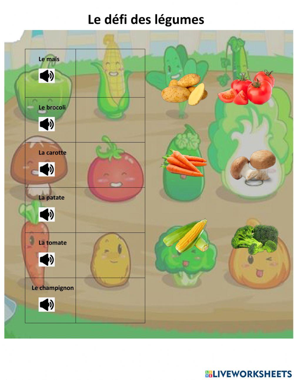 K1 le défi des légumes 1