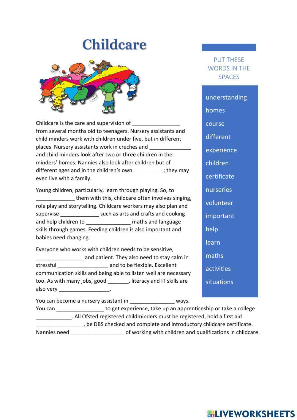 Working in Childcare