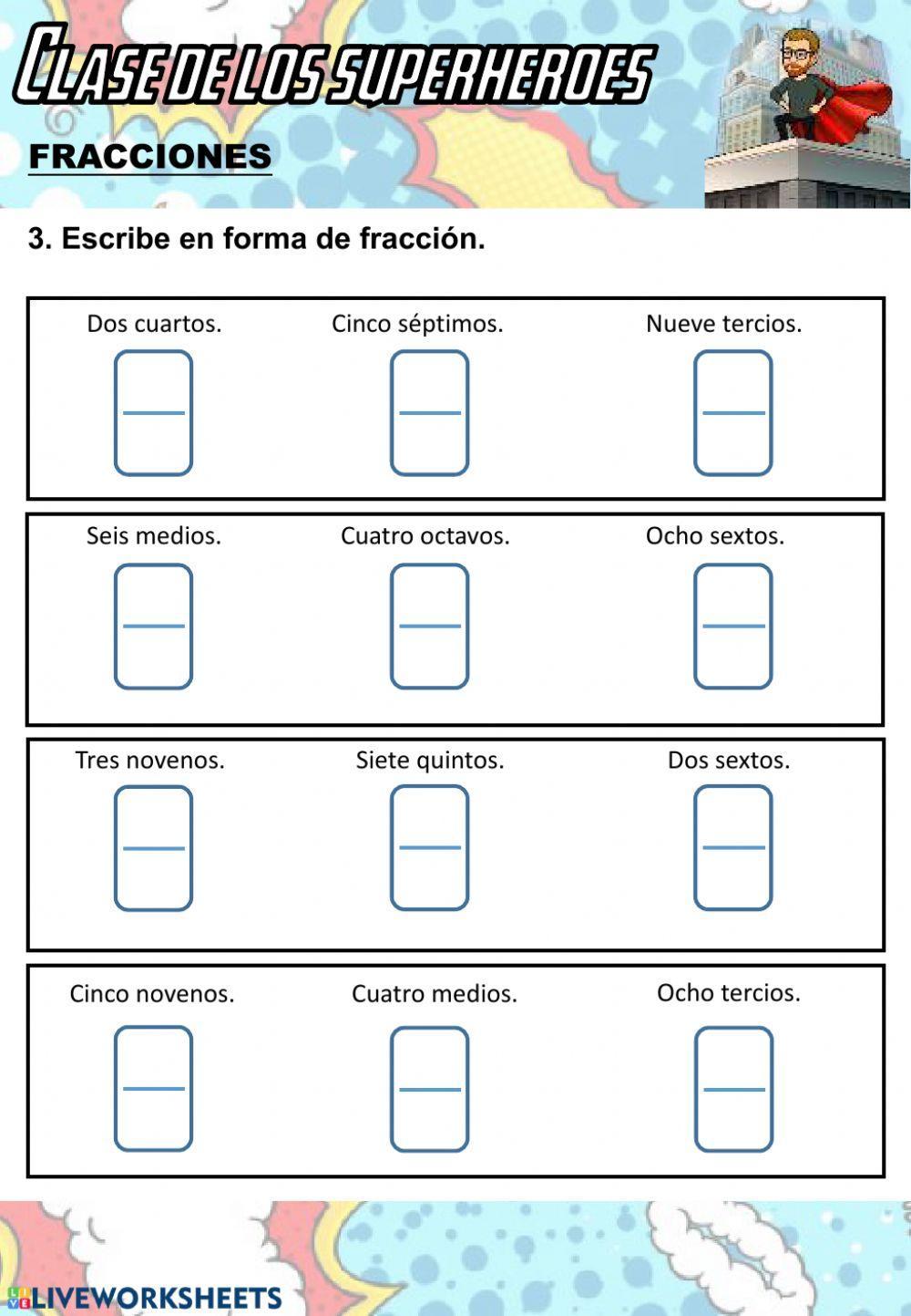 Ficha fracciones 3 completar