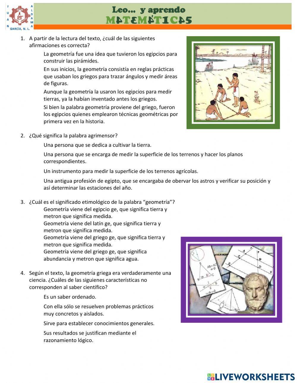 ¿Quién inventó la geometría?