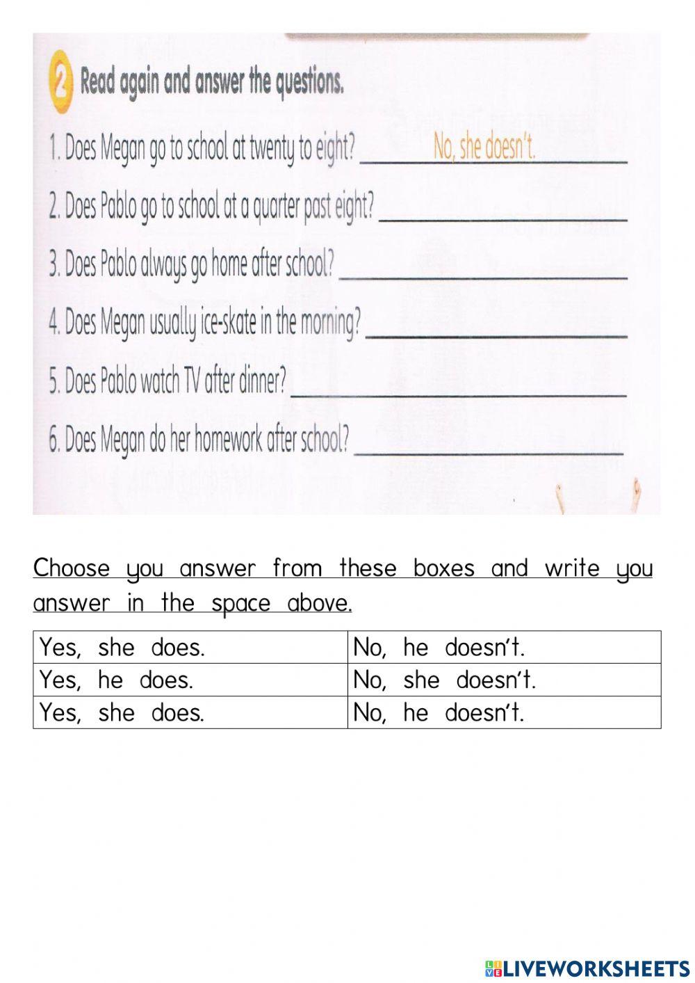 Module 1: Where are you from? (Our World)