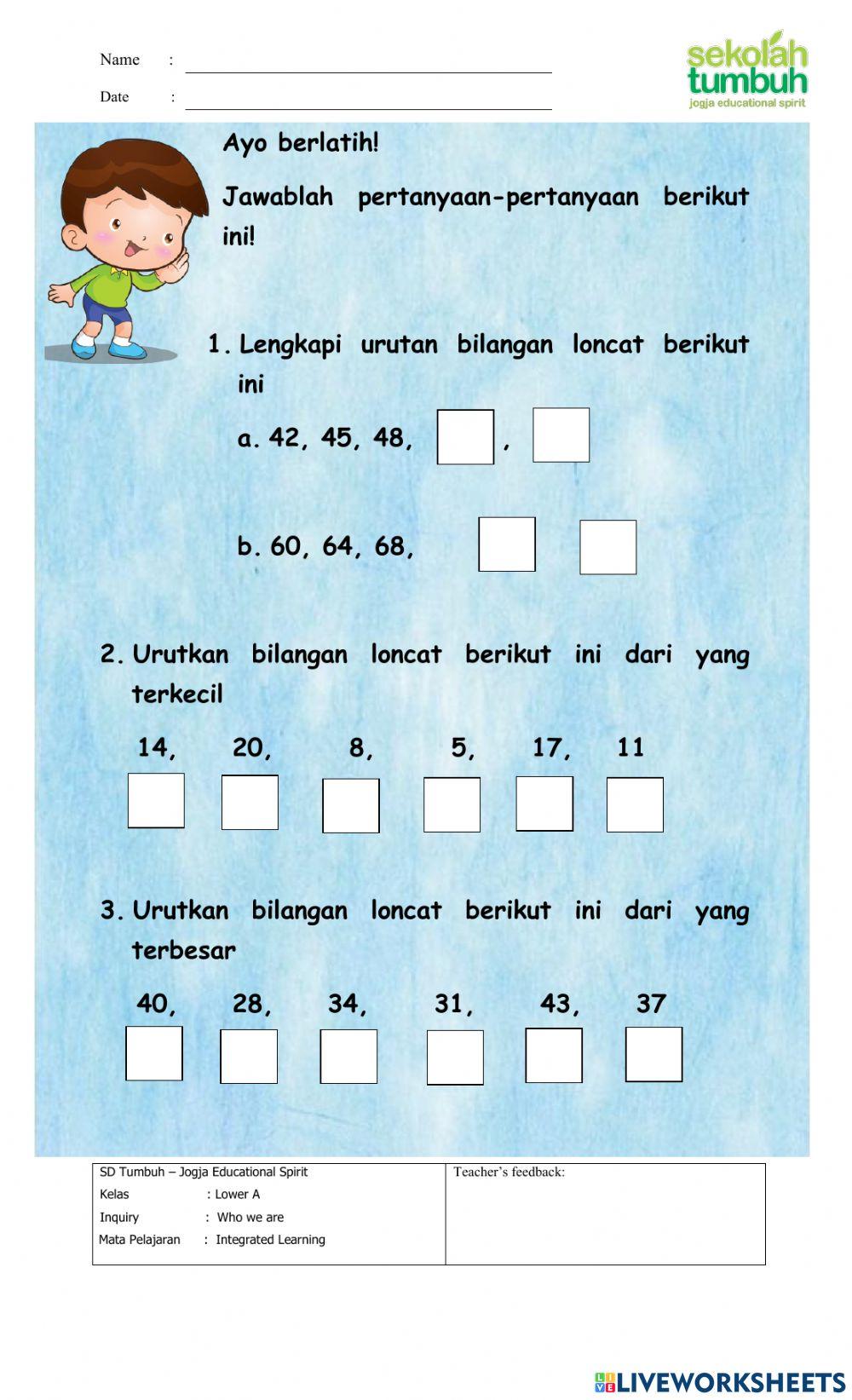 Pola bilangan-puluhan