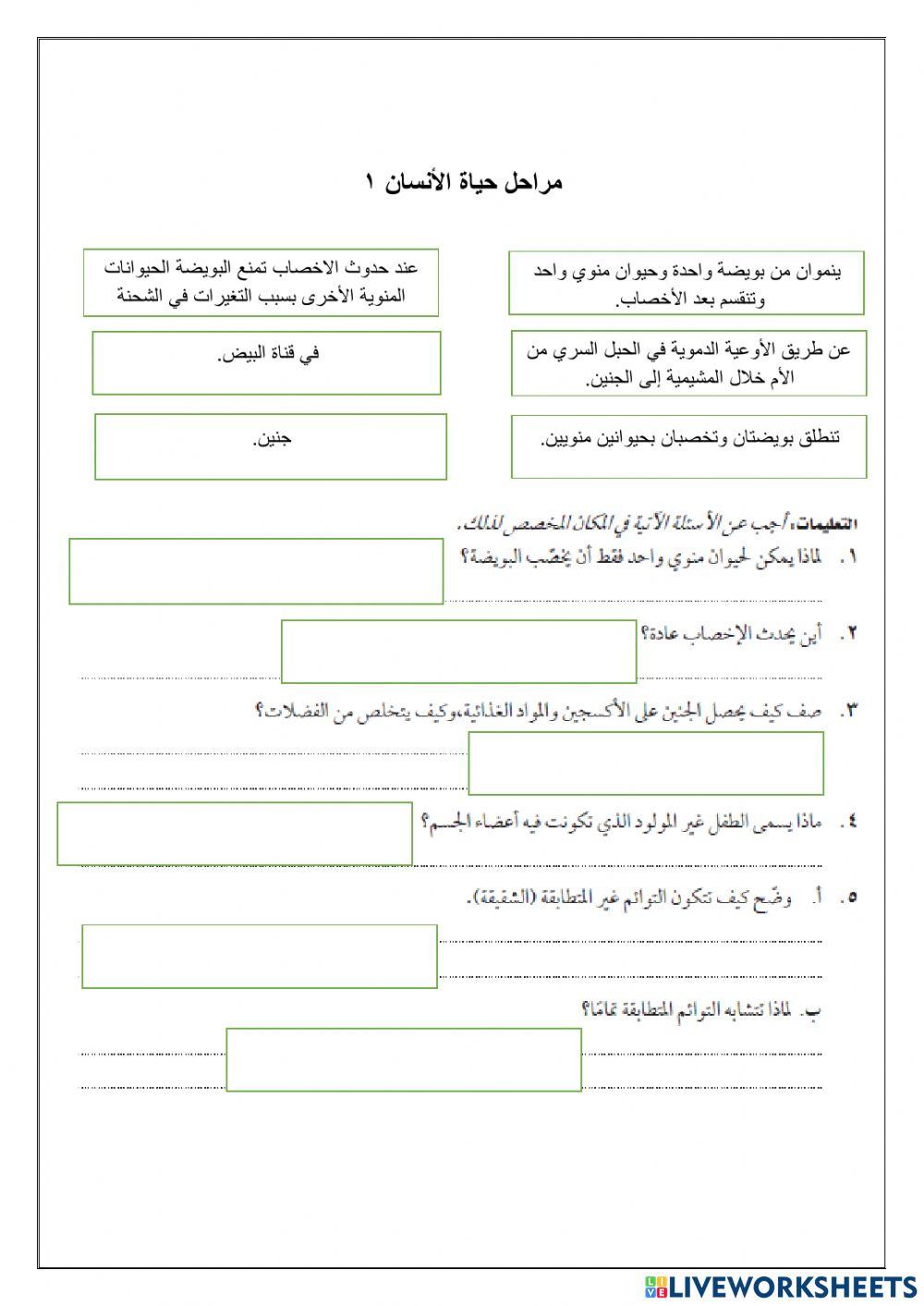 1مراحل حياة الأنسان