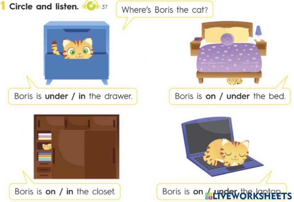 Kids 3 Page 41 Activity 1