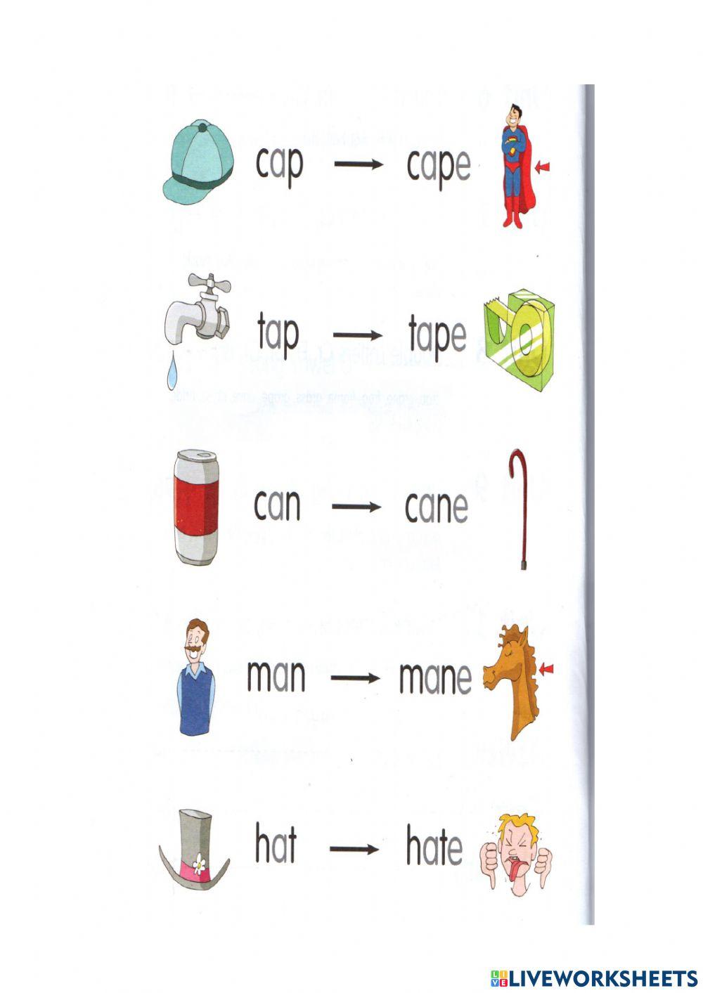 phonics ae | teacherjuna | Live Worksheets