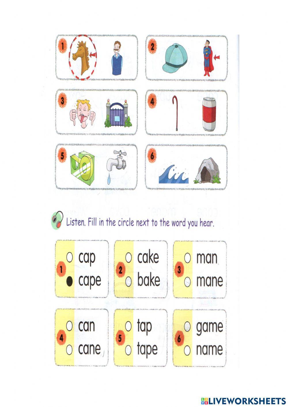 phonics ae | teacherjuna | Live Worksheets