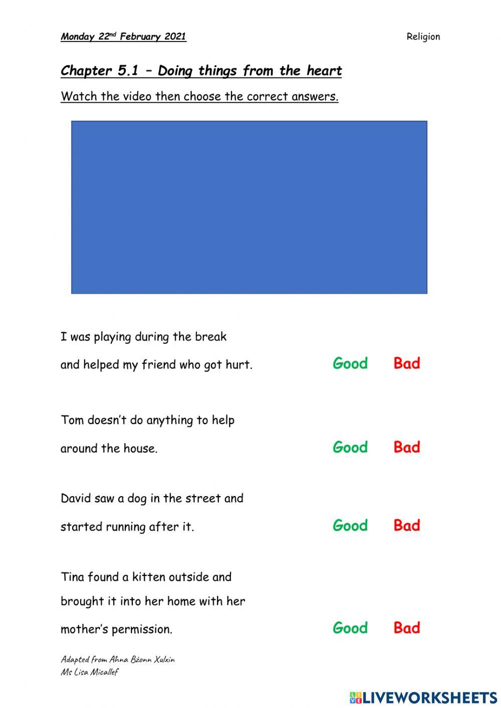 Doing everything from our hearts