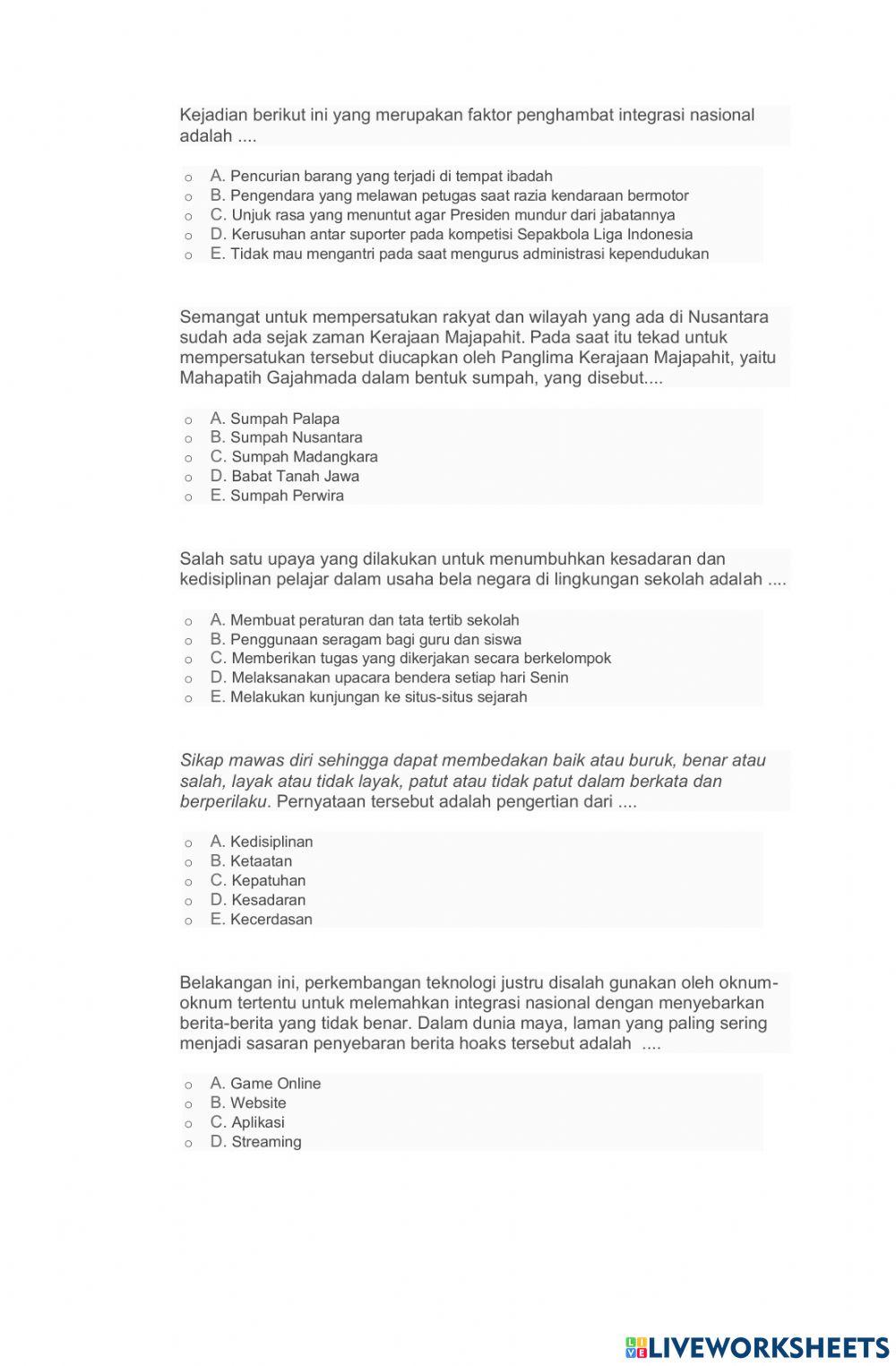 Bab 5 integrasi nasional