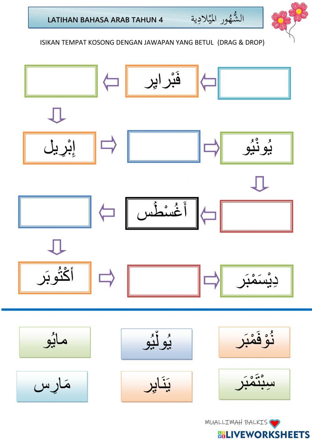 Latihan bahasa arab tahun 4