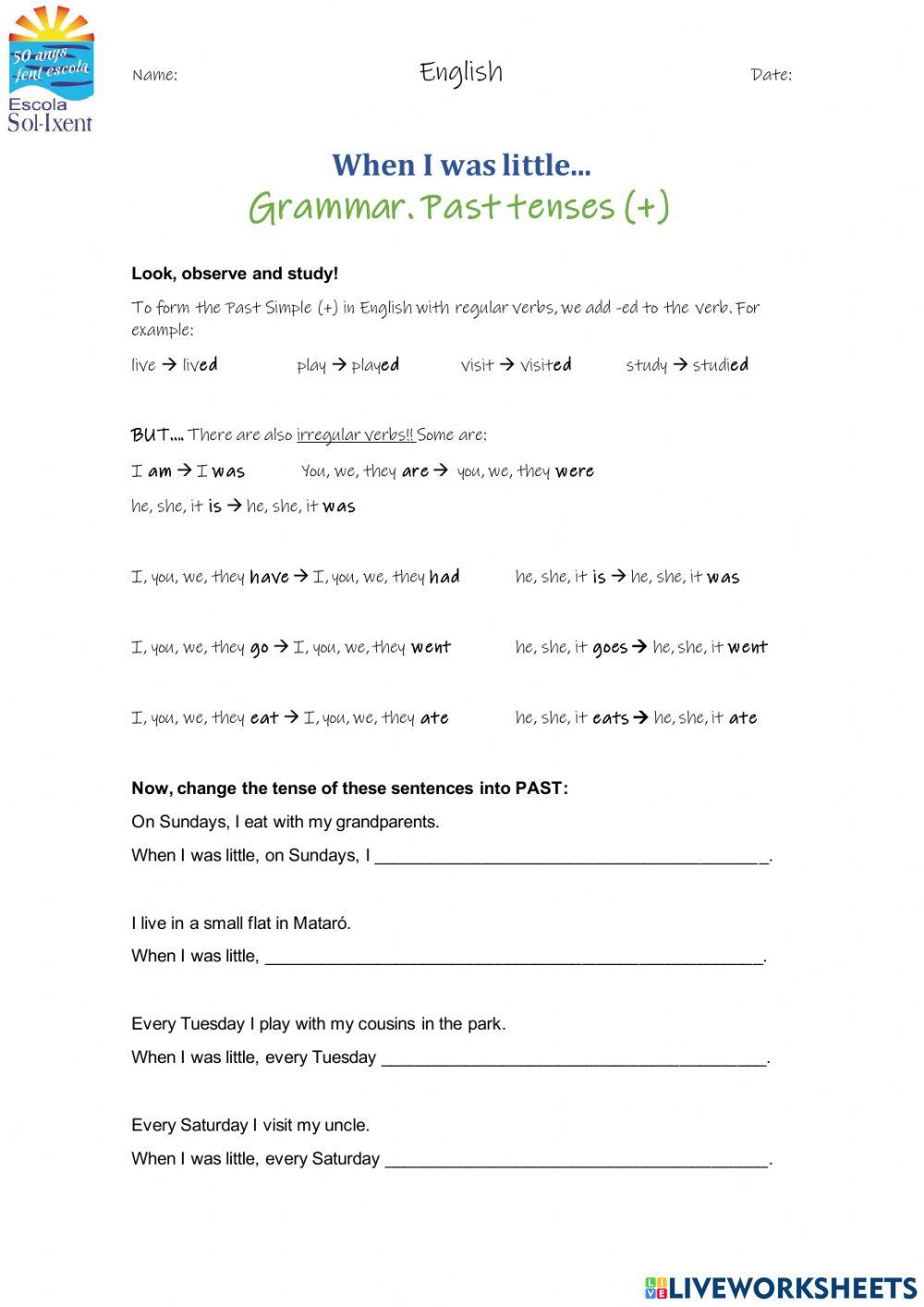 When I was little...