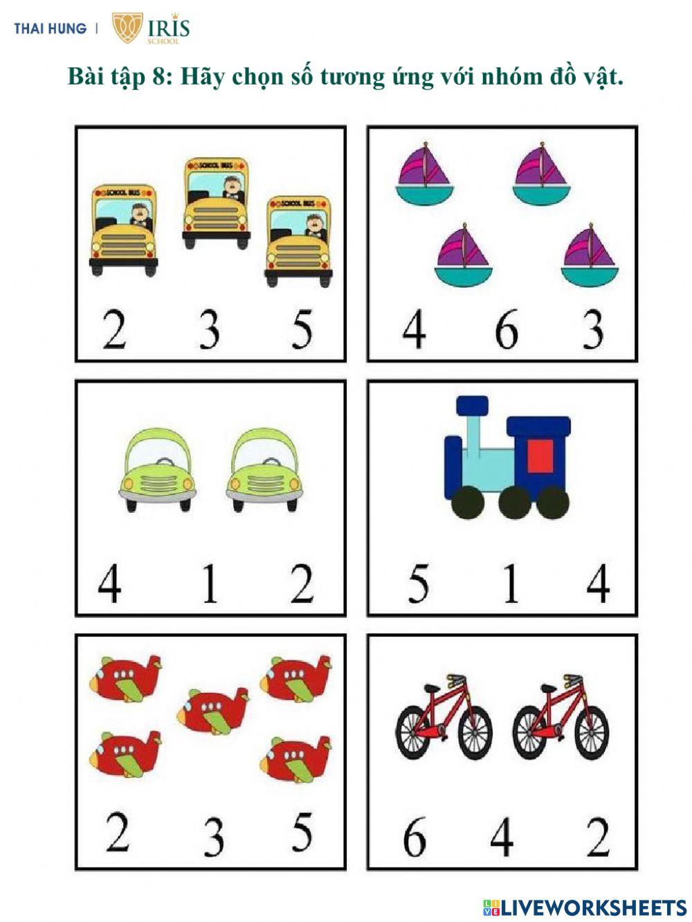 Cùng con vui học toán