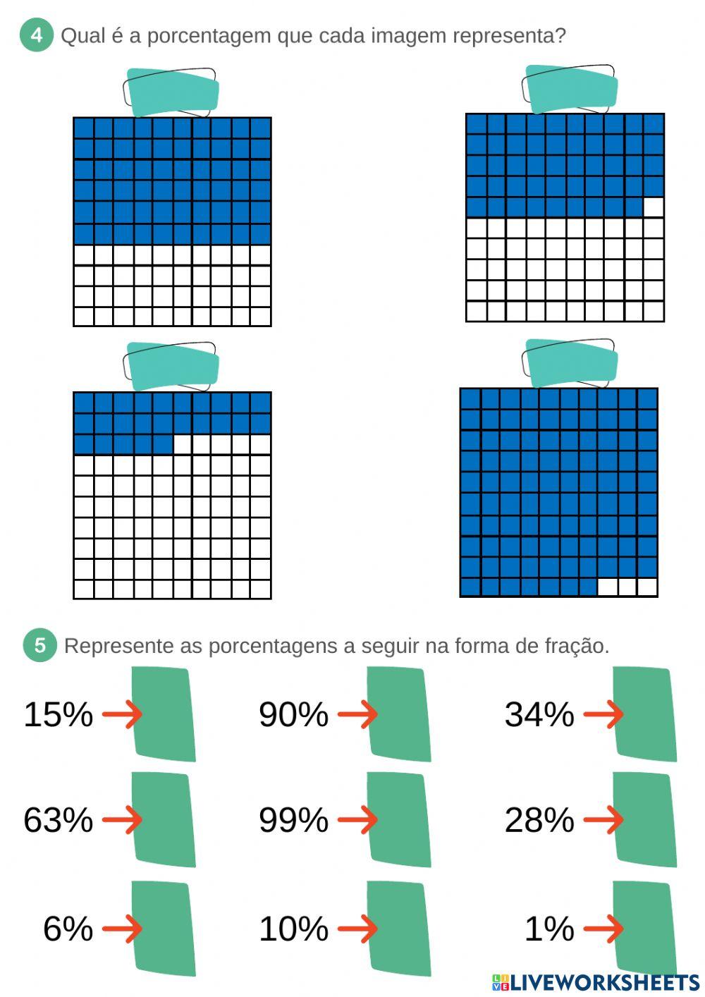 Atividade de fixação - 5º ano