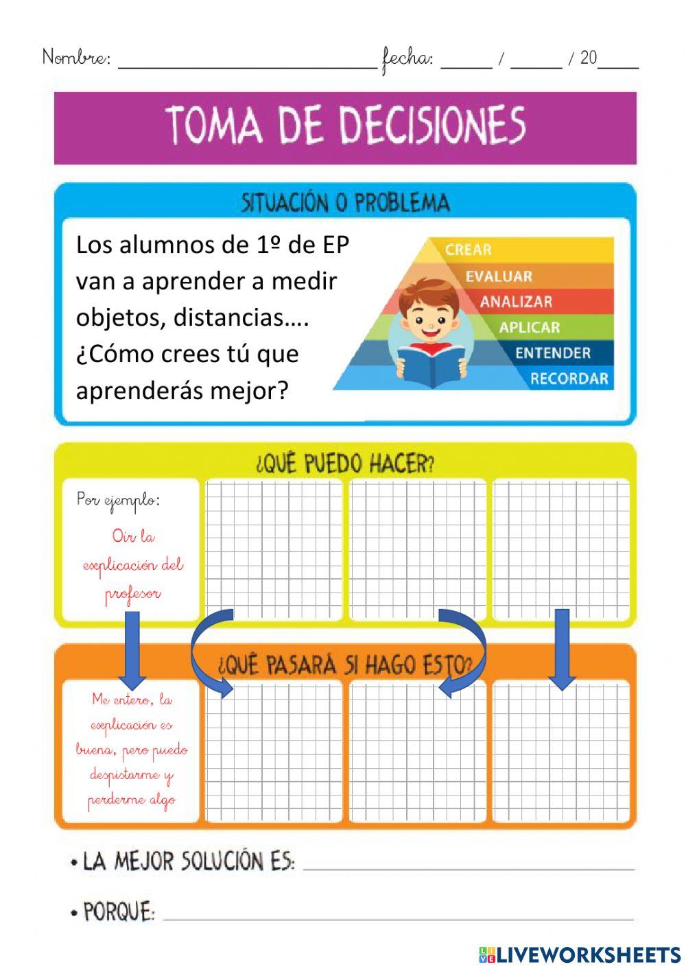 Rutina de pensamiento, ¿Cómo aprender a medir?
