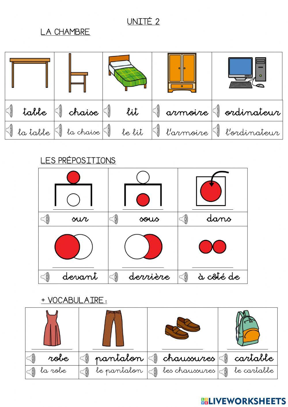 Ficha de repaso para examen 2º unité 2