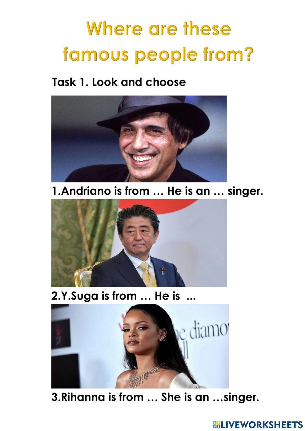 Countries and Nationalities