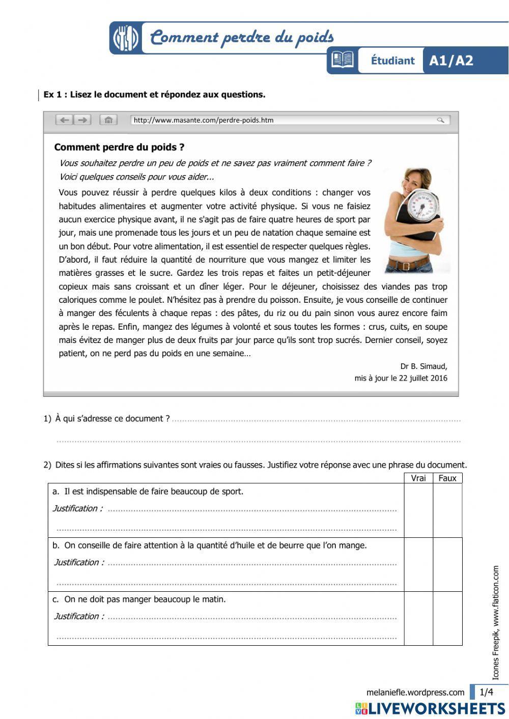 Comment perdre du poids