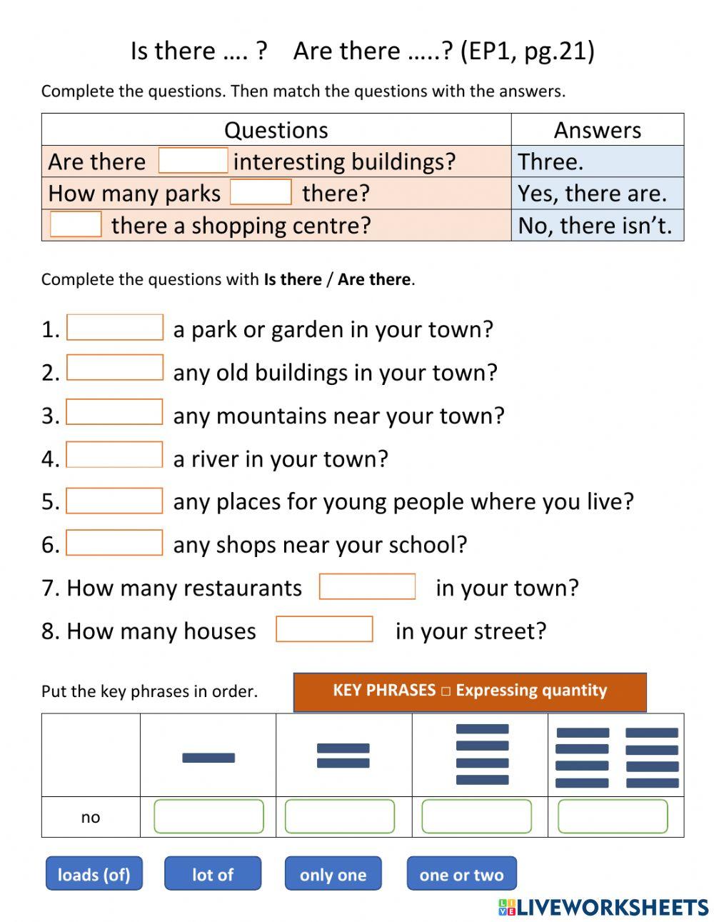 Is-Are there.EP1. (pg.21)