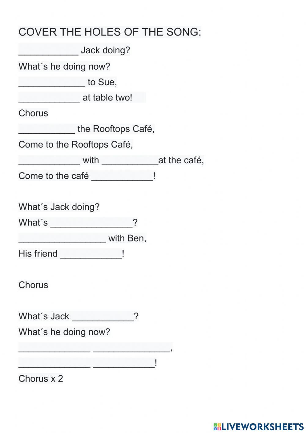 Canción at rooftops cafe- 2