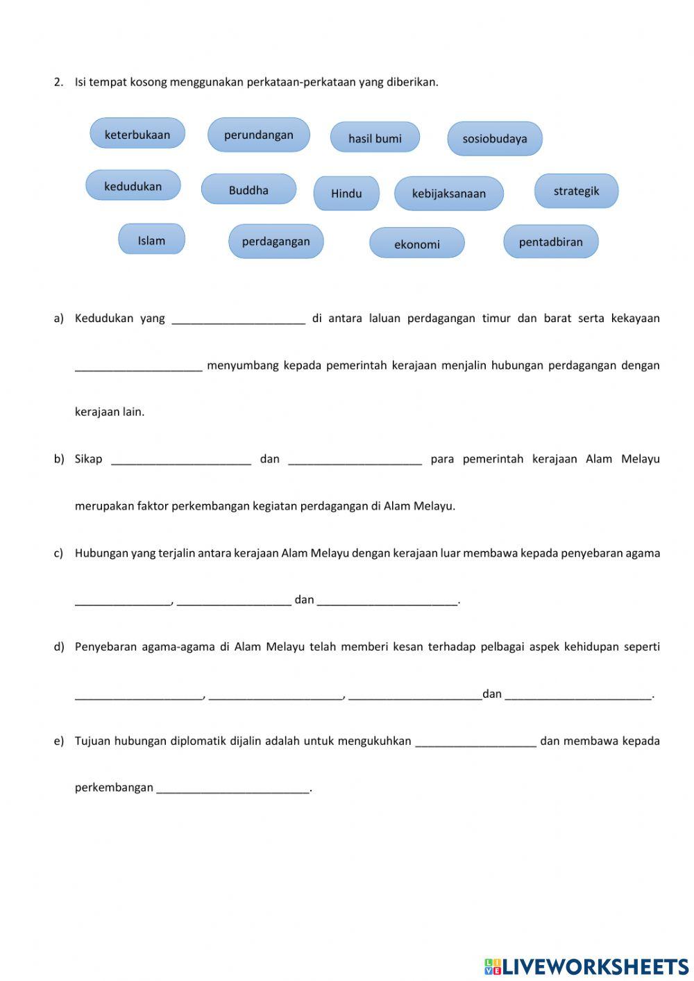 1.4 :Kerajaan Alam Melayu