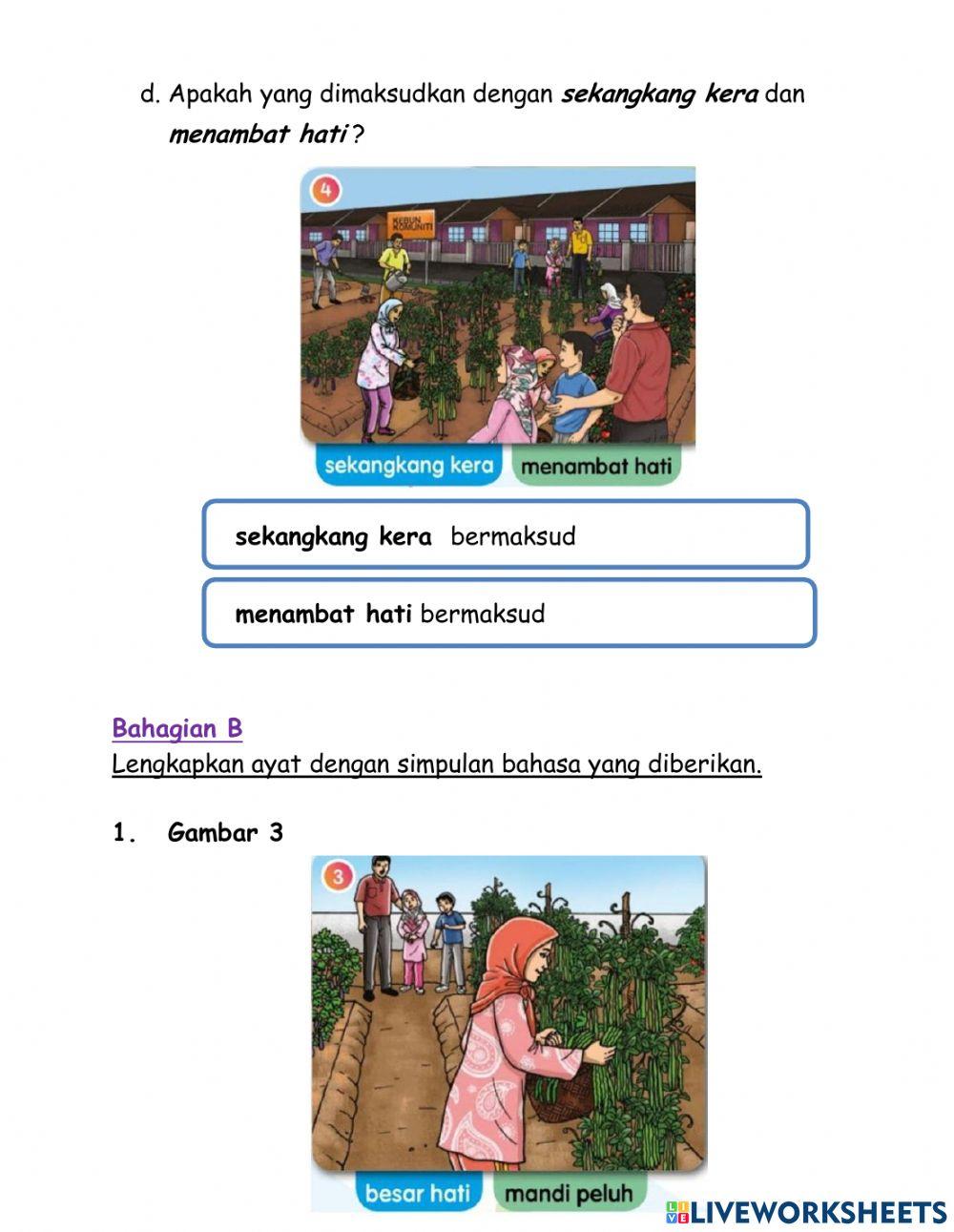 Peribahasa (Simpulan Bahasa) Tahun 4