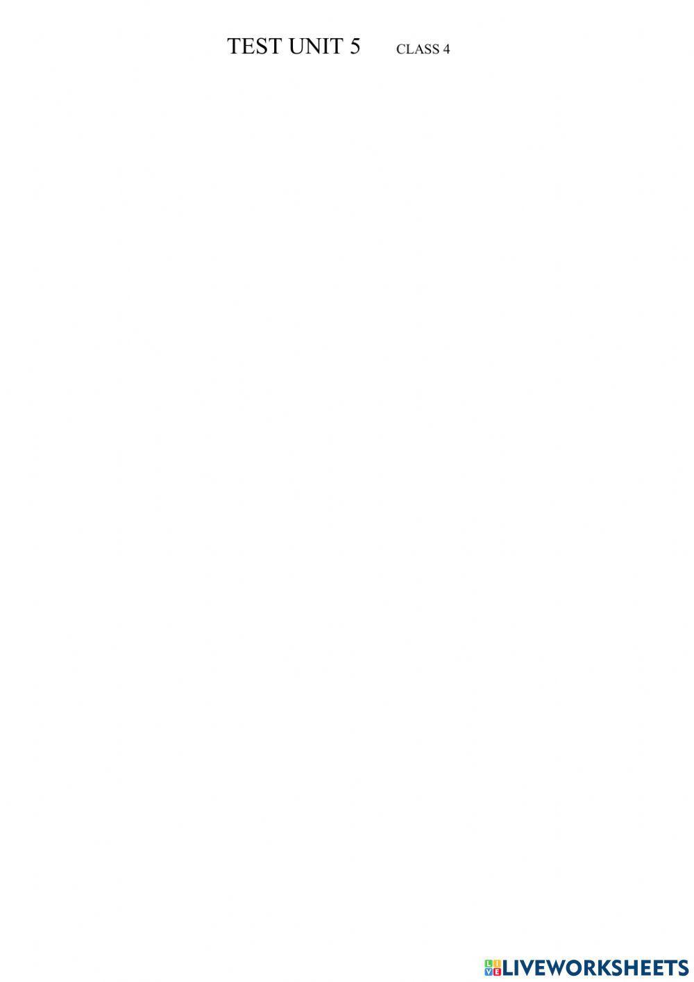 Unit 5 Class 5