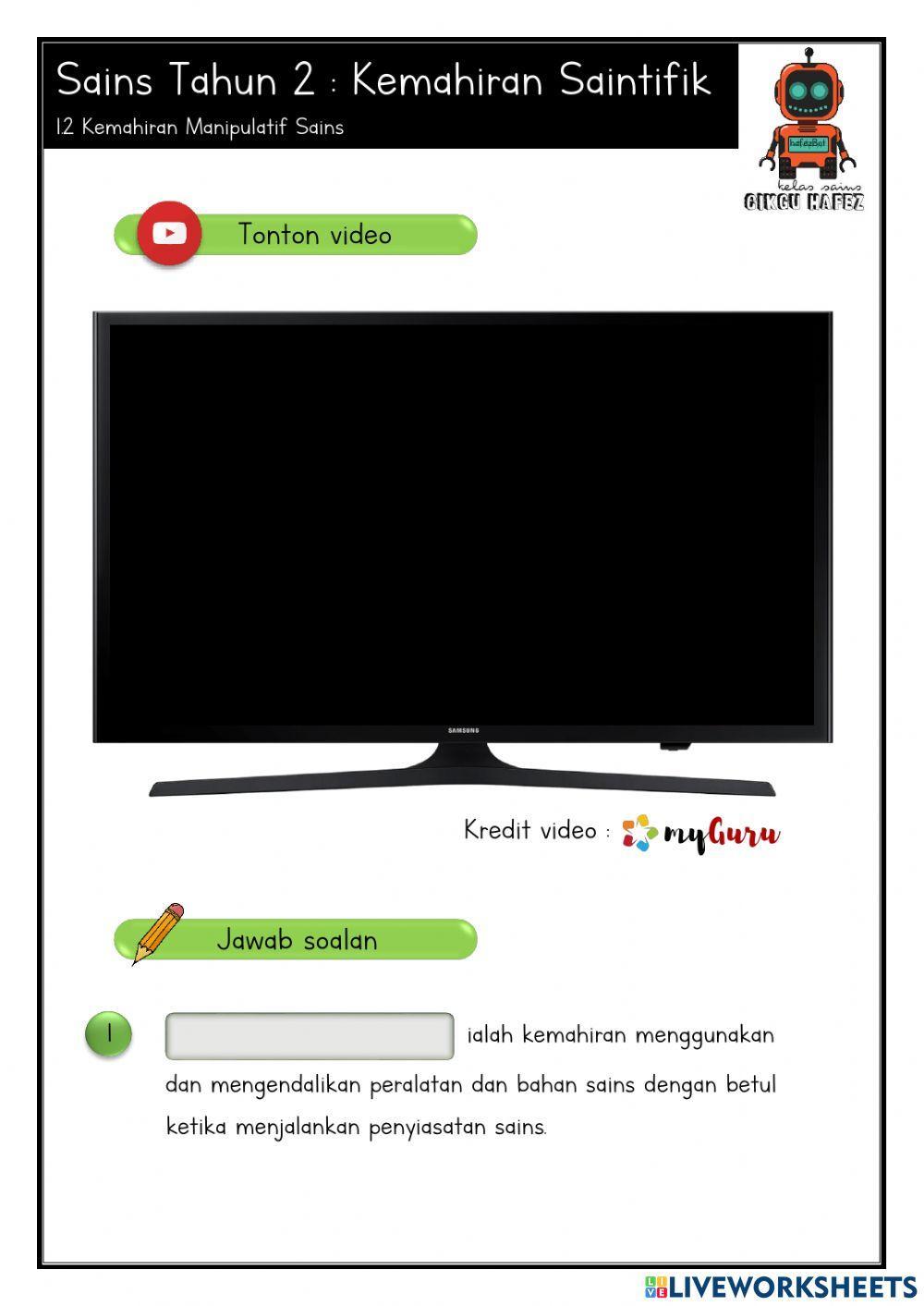 Kemahiran Manipulatif Sains