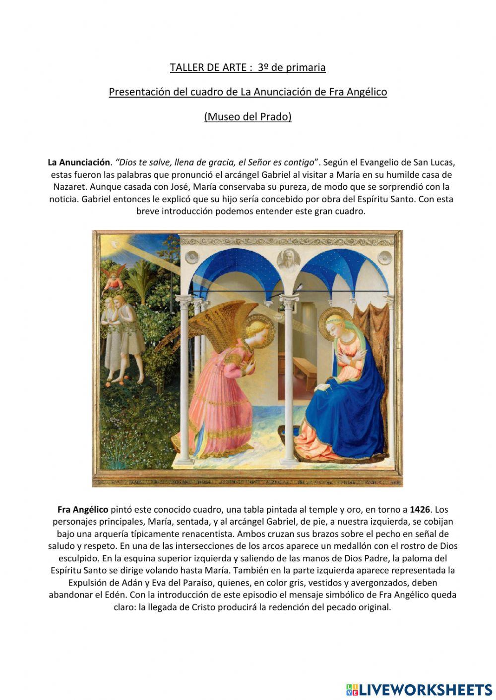 La Anunciación de Fra Angélico